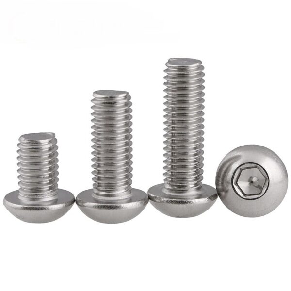 M3 Round Head Hexagon Socket Screw Set With Nut