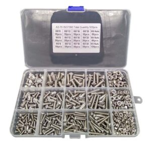 Round Head Bolt Nut Stainless Steel 304 Screw Mounting Hardware