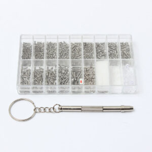 1000pcs Screw Stainless Steel Micro Glasses Sunglasses