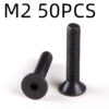 Black Flat Head Hexagon Socket Screw