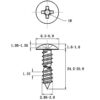 Stainless Steel Cross Big Head Self-tapping Screw Mushroom-shaped Haircut Round Head