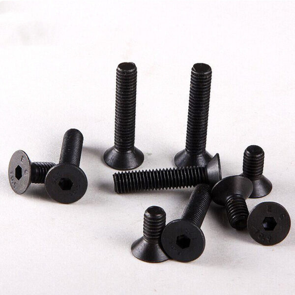 Black Flat Head Hexagon Socket Screw