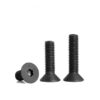 Black Flat Head Hexagon Socket Screw